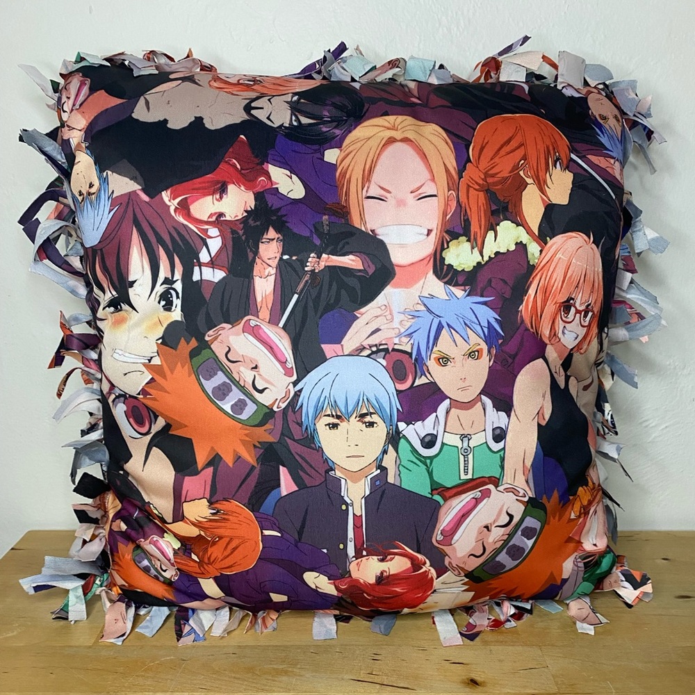 Handmade Anime Ruffle Pillow